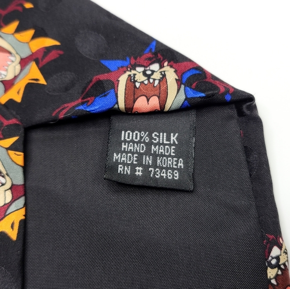 Vintage 1995 Taz Tasmanian Devil Looney Tunes Tie - Picture 5 of 6